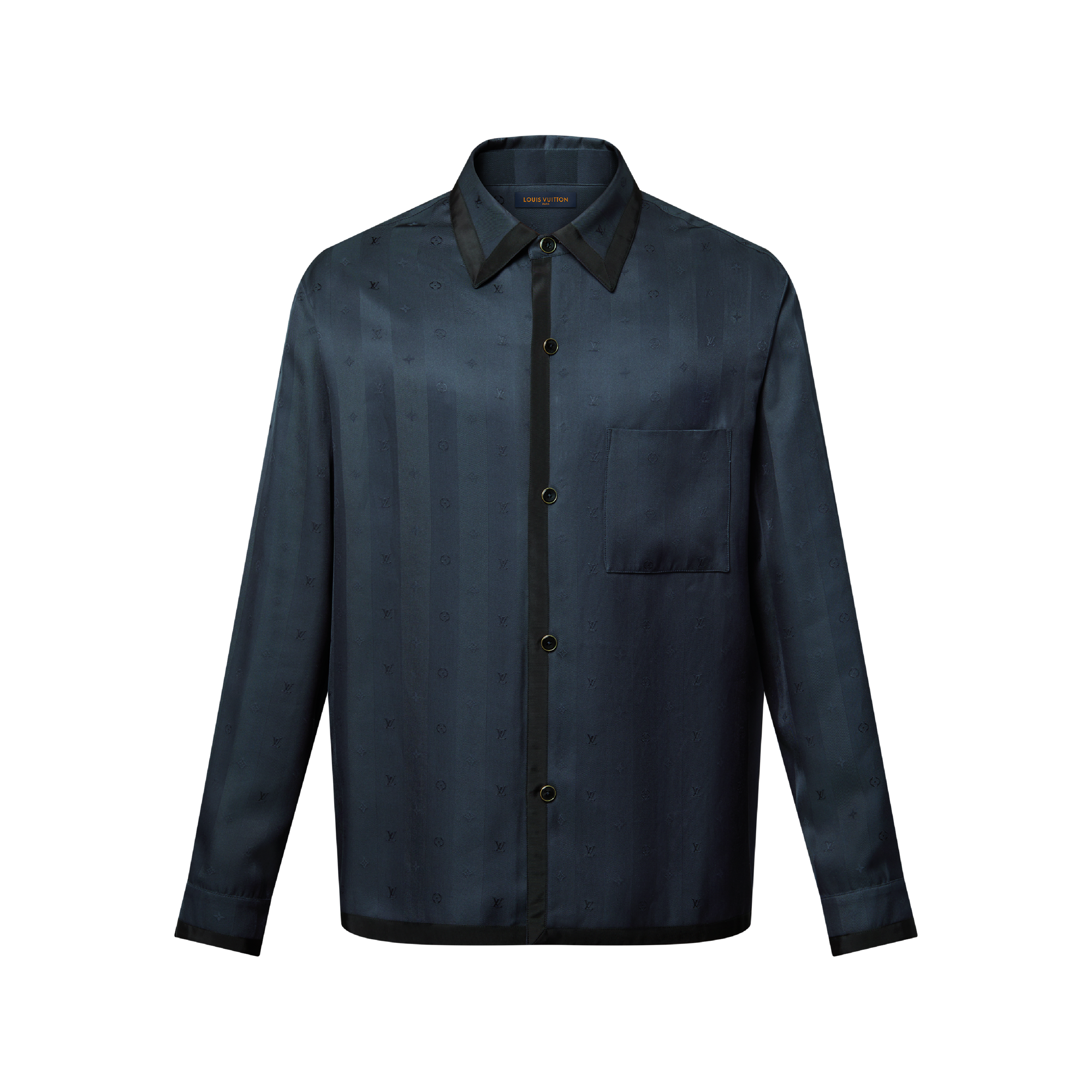 Monogram Silk Blend Pajama Shirt - For Men | LOUIS VUITTON
